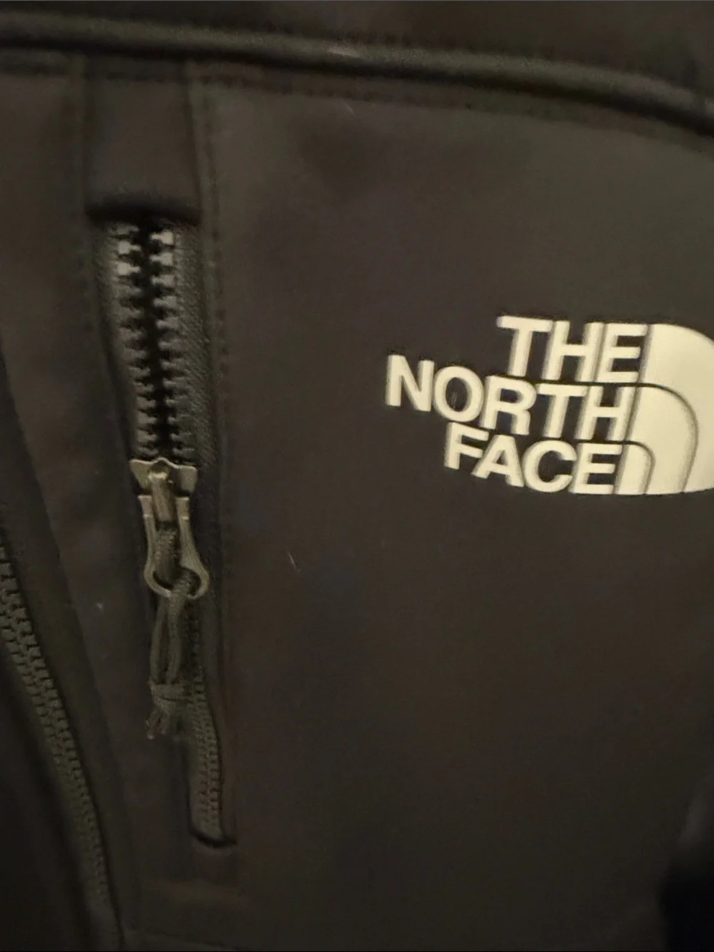 The North Face Black Lightweight Softshell Jacket with Chest Logo